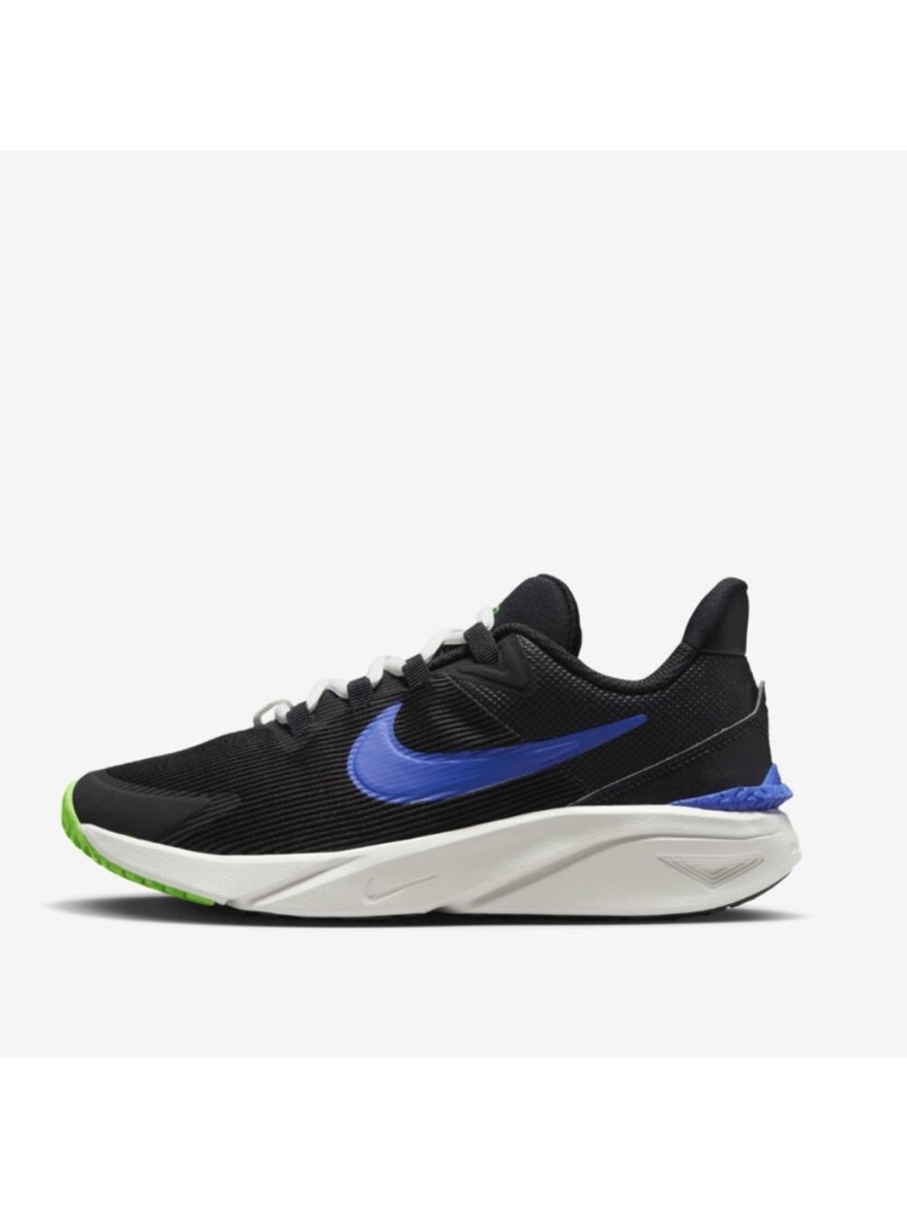 Nike Black Sneakers with Blue Swoosh NIB